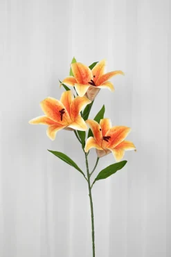 Artificial Flowers - Amber Lily large