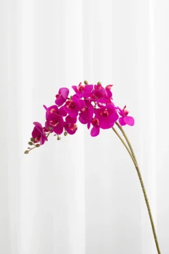 Artificial Flowers - Bright pink Orchid (21 heads)
