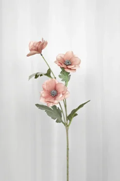 Artificial Flowers - Dusty Rose Poppy