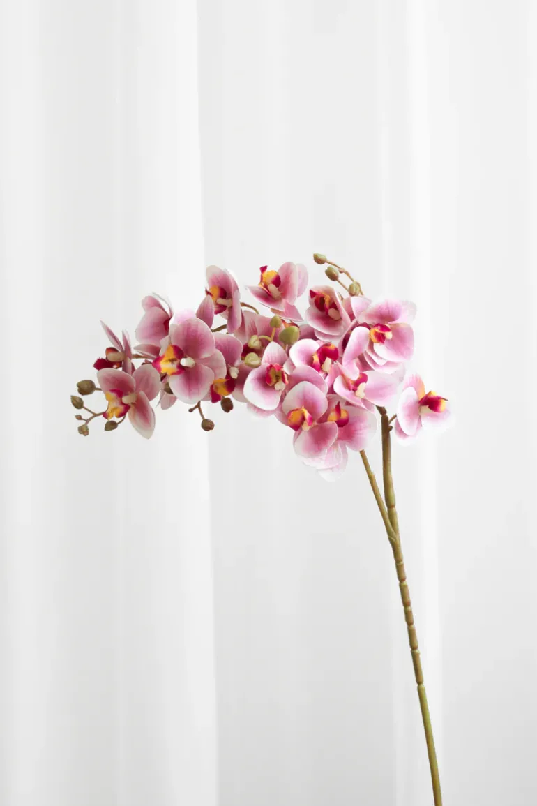 Artificial Flowers - Pink Orchid (21 heads)
