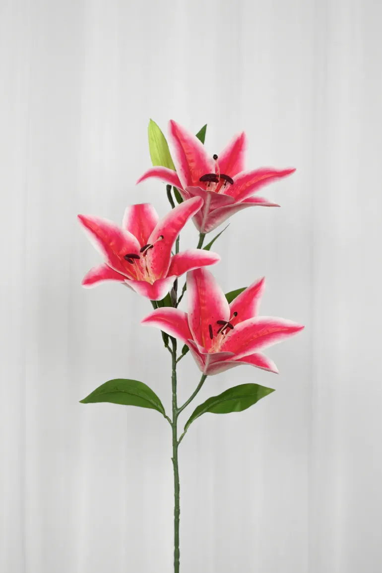 Artificial Flowers - Pink Lily large