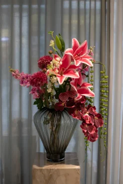 Artificial Flowers - Pink Lily large