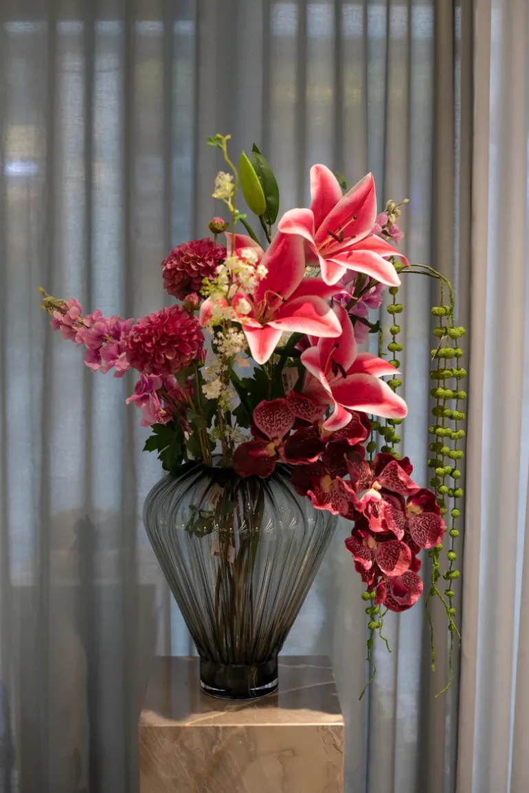 Artificial Flowers - Pink Lily large