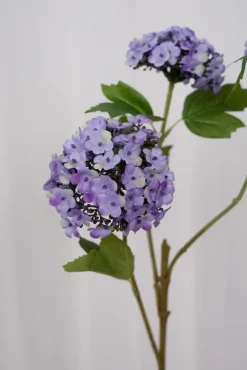 Artificial Flowers - Purple Hydrangea branch