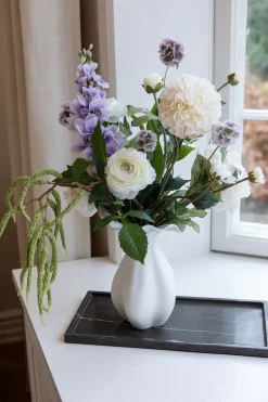 Artificial Flowers - Purple Scabiosa Seed Pod (multible heads)