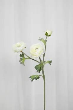 Artificial Flowers - White Ranunculus