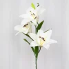 Artificial Flowers - White Lily large