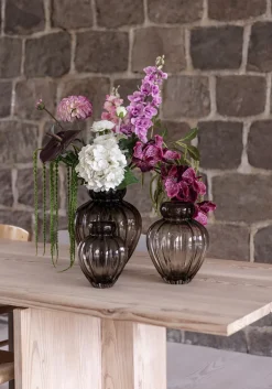 Audrey Vase - Smokey brown Medium