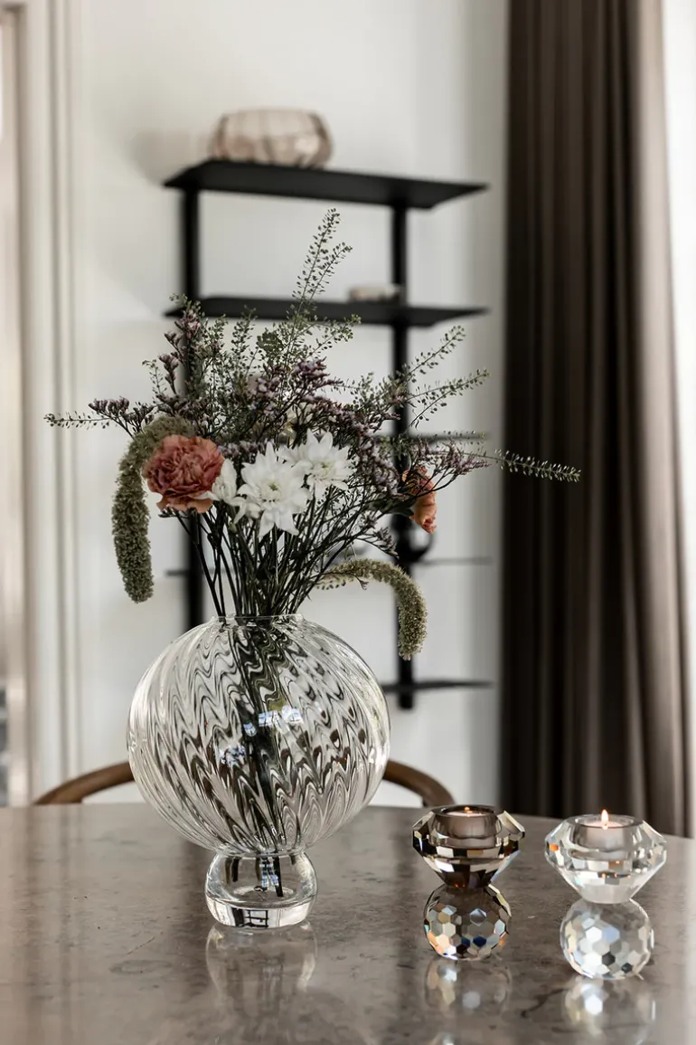 Cloud T-Light Candle Holder - Light Smoke