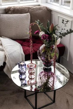 Cloud T-Light Candle Holder - Rose