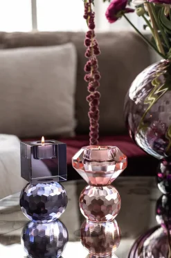 Cloud T-Light Candle Holder - Rose