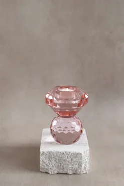 Cloud T-Light Candle Holder - Rose