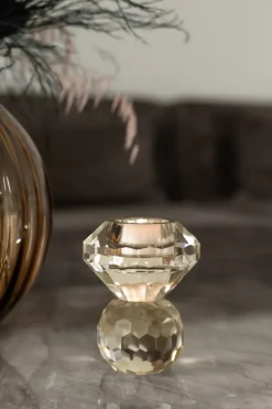 Cloud T-Light Candle Holder - Champaign