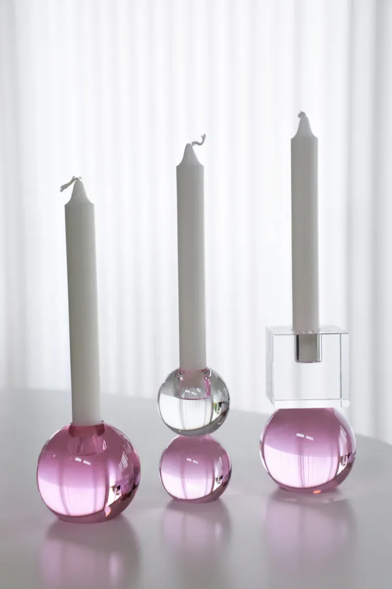 Crystal Color Crush - Clear/Pink Twin