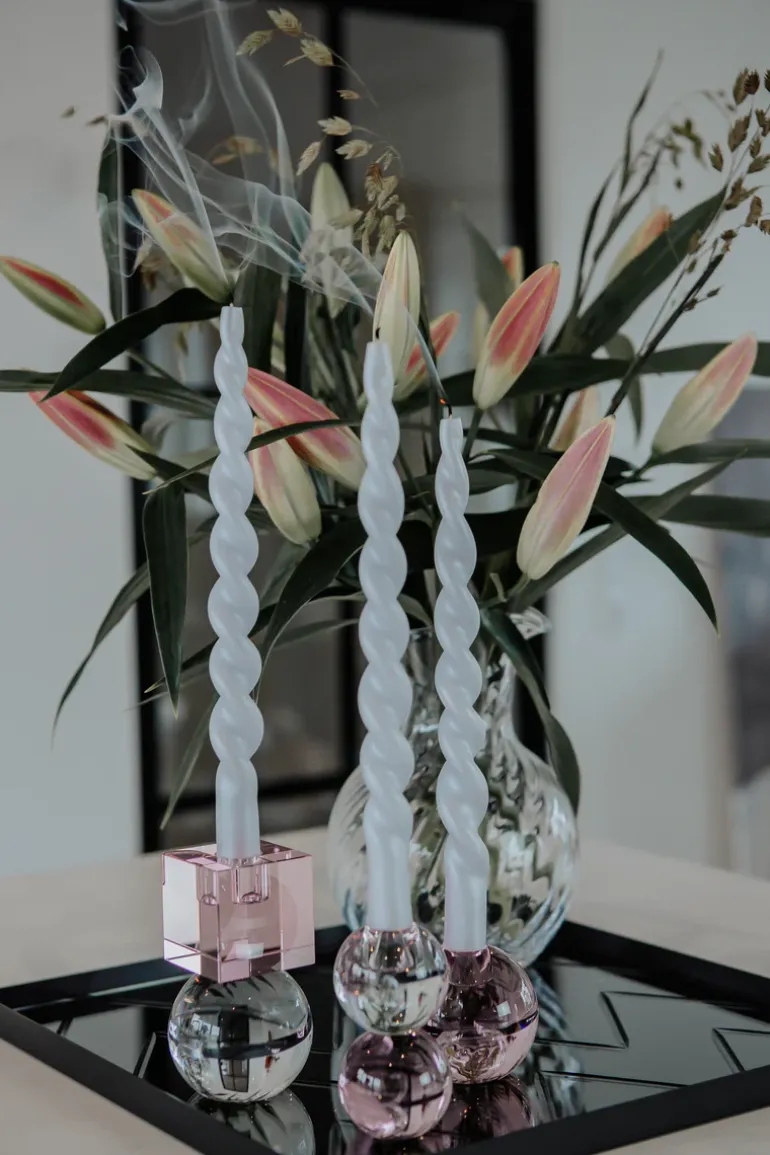 Crystal Color Crush - Pink/Clear Couple