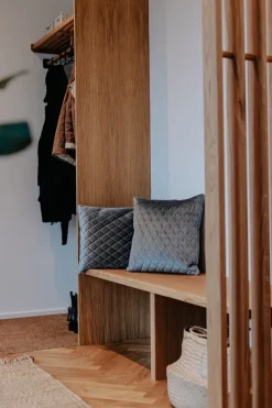 Daytona Pillow - Silver/Blue Rectangular