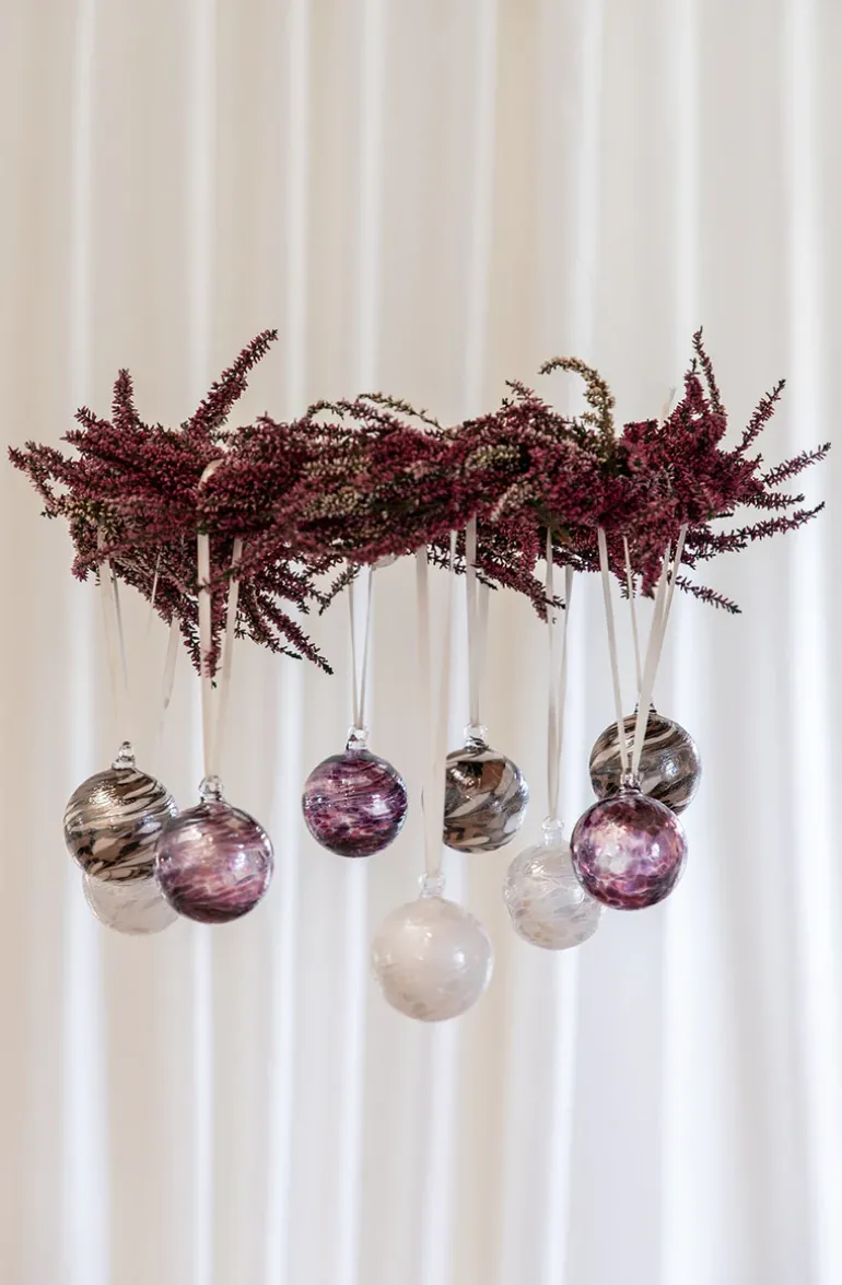 Glass Decoration - Purple Dream