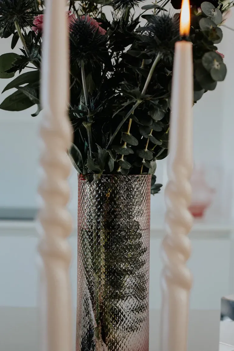 Harlequin Carafe - Blossom Cylinder