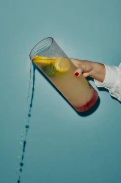 Harlequin Carafe - Blossom Cylinder