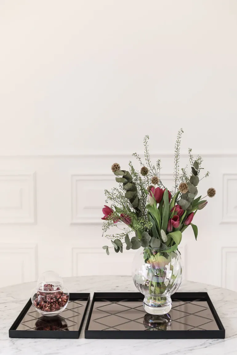 Harlequin Tray - Bronze Square