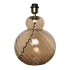 Lily Table Lamp - Brown Swirl