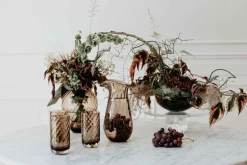 Meadow Pitcher No. 2 - Swirl - cylinder - Topaz