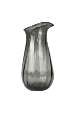 Meadow Pitcher No. 2 - Swirl - cylinder - Grey