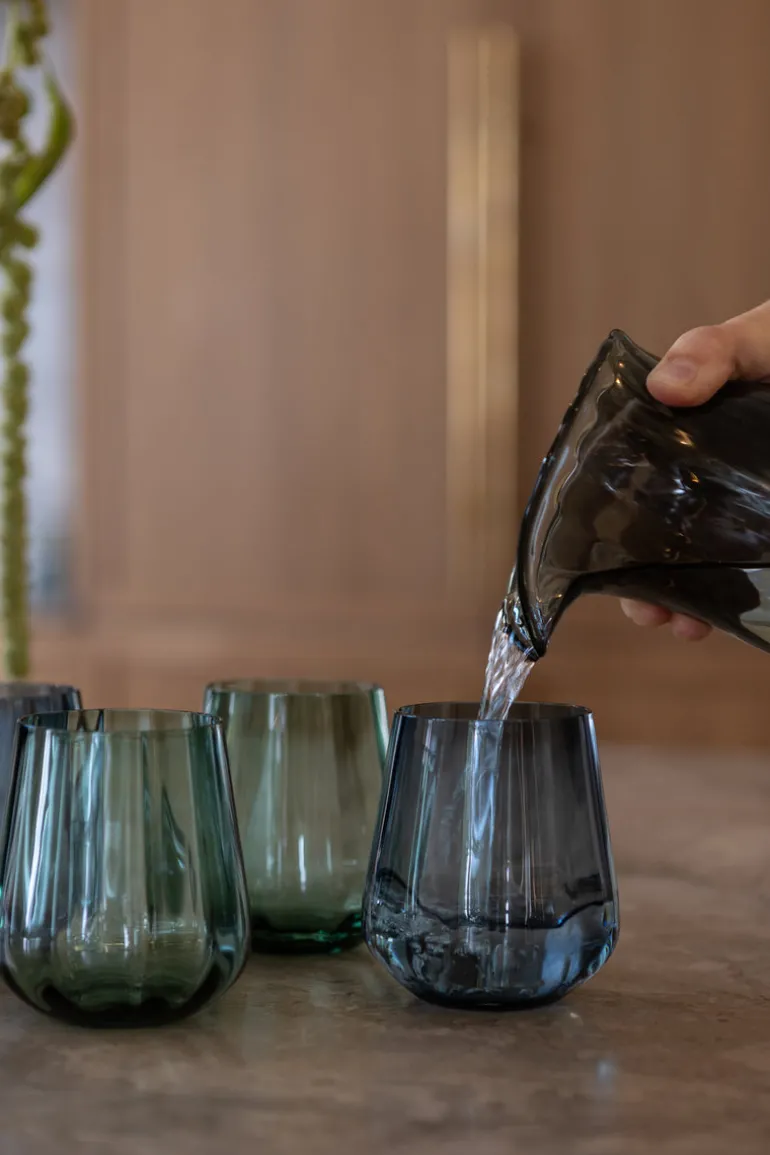 Meadow Stemware - Blue Drinking glass