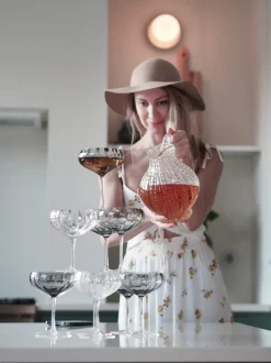 Meadow Stemware - Grey Cocktail glass