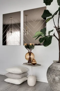 Meadow Swirl Vase - Amber Medium