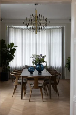 Meadow Swirl Vase - Blue Medium