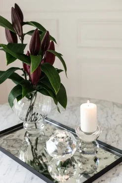 Meadow Swirl Vase - Clear Small