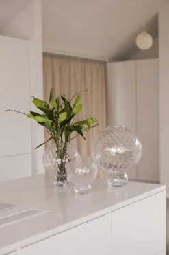 Meadow Swirl Vase - Clear Small