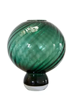 Meadow Swirl Vase - Green Large