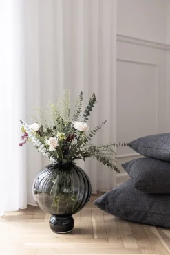 Meadow Swirl Vase - Grey Large