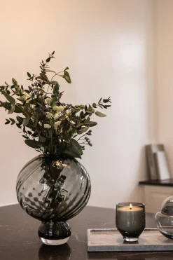 Meadow Swirl Vase - Grey Medium