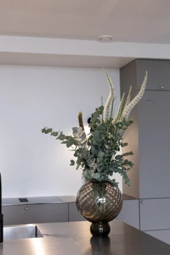 Meadow Swirl Vase - Topaz Medium