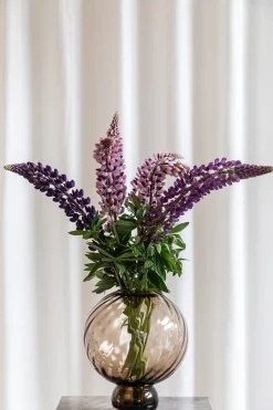 Meadow Swirl Vase - Topaz Medium