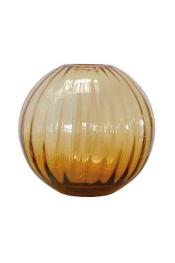 Sadie Vase - Line - Amber Medium