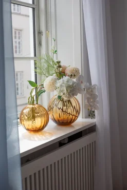 Sadie Vase - Line - Amber Medium