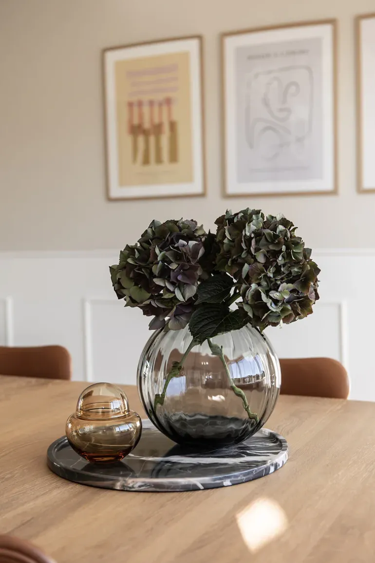 Sadie Vase - Line - Grey Medium