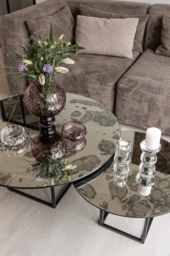 Shade Coffee Table - Silver Antique Small