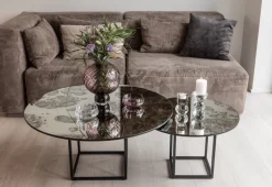 Shade Coffee Table - Silver Antique Small