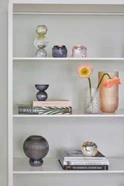 Shadow Square Candle Holder - Black/Purple