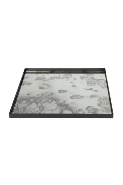 Silver Antique Tray - Silver Antique Square