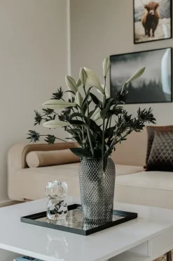 Storm T-Light Candle Holder - Clear Stacked