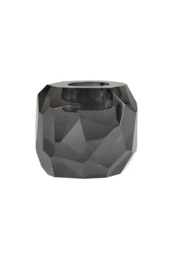 Storm T-Light Candle Holder - Grey Single