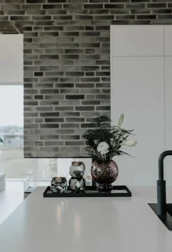 Storm T-Light Candle Holder - Grey Single