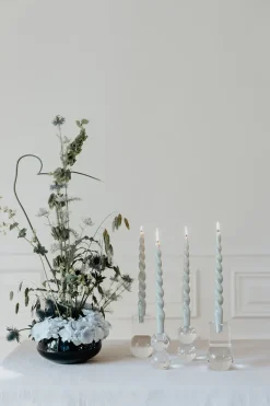 The Glossy Candle Collection - Packed with 4 pieces per box - Essential Emerald Fully Curled