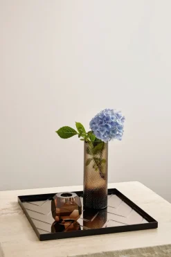 The Herringbone Tray - Bronze Square